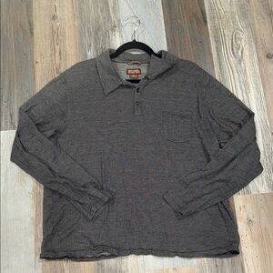 Michael Kors Black and Gray collared Shirt